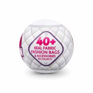 5 Miniaturas Surpresa de Bolsas e Acessórios de Moda em Tecido Real - Brinquedo Colecionável em Cápsula da ZURU