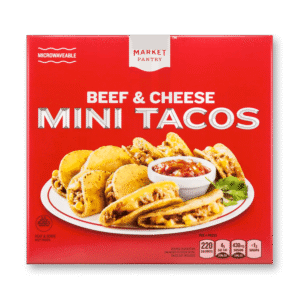 Mini Tacos Congelados de Carne e Queijo