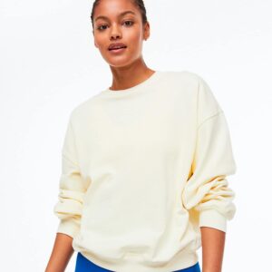 Sweatshirt desportiva oversized creme