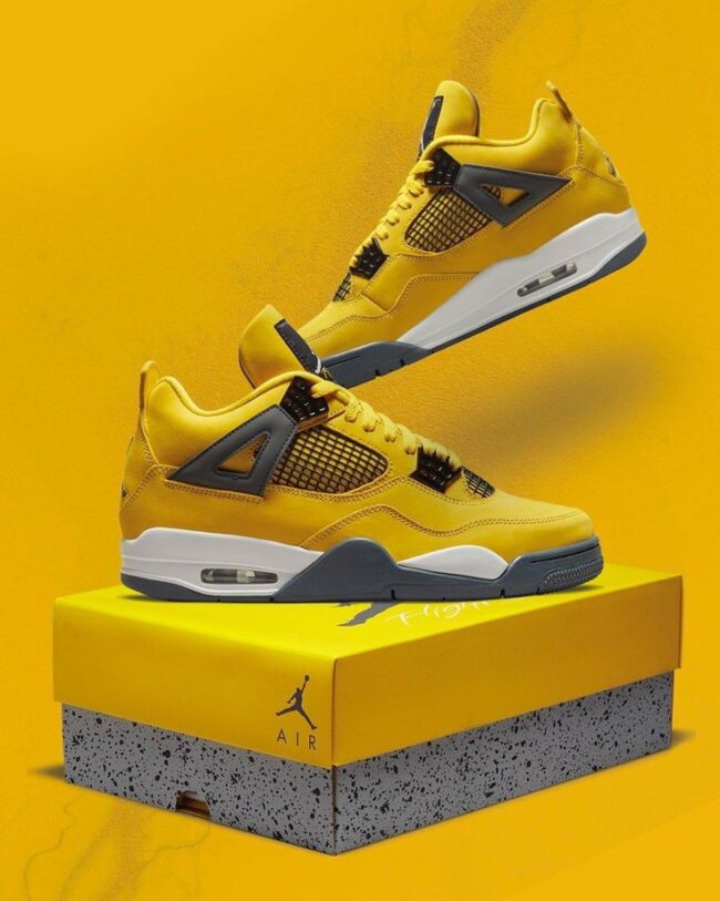 Air Jordan 4 Retro Tour Yellow (Lightning) - Image 2