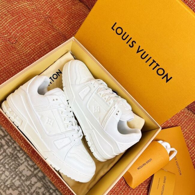 Louis Vuitton Denim Trainers - Image 5