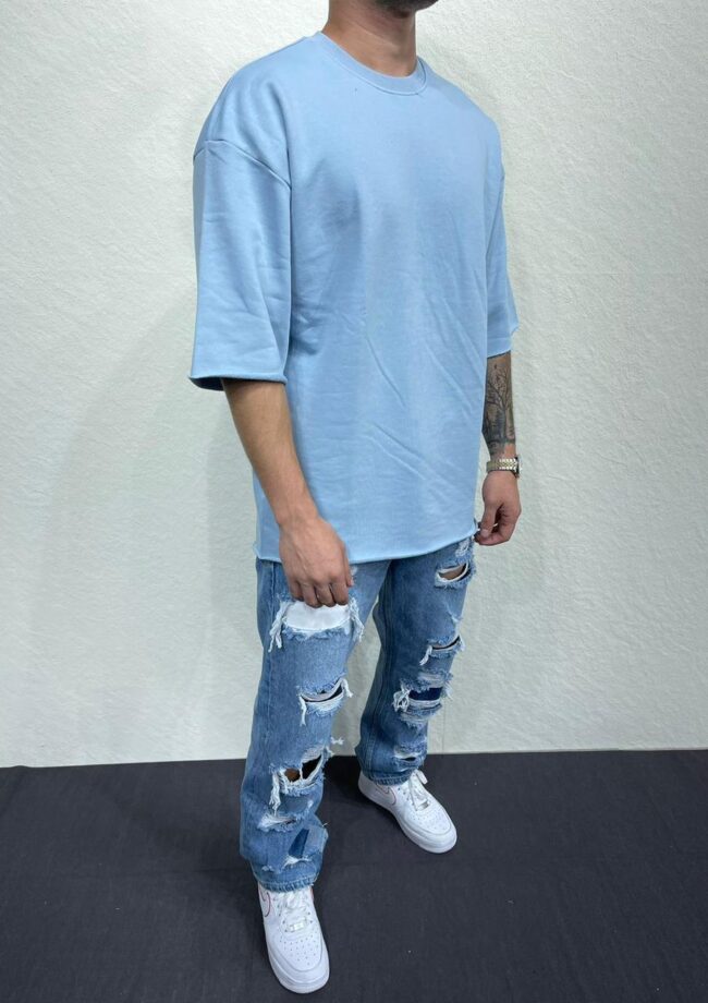 Plain Oversized T-Shirt - Image 2