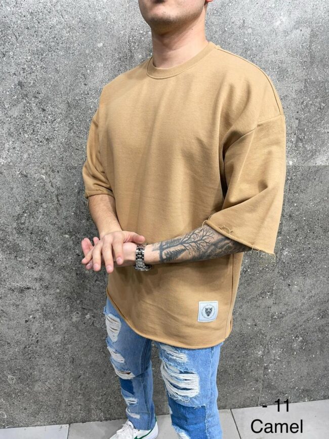 Plain Oversized T-Shirt - Image 3