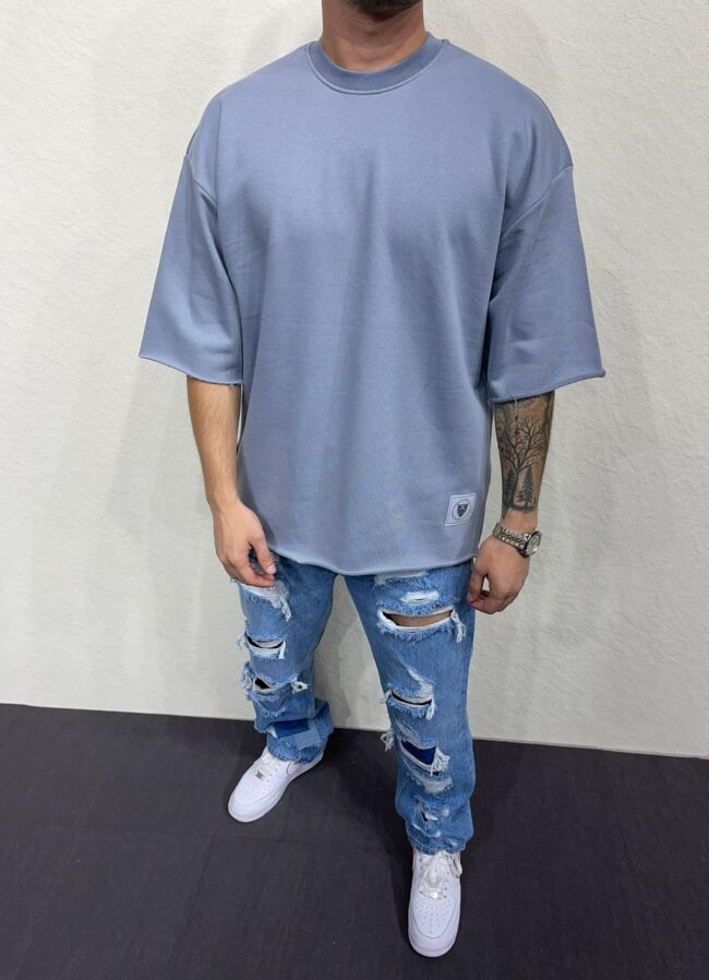 Plain Oversized T-Shirt - Image 4