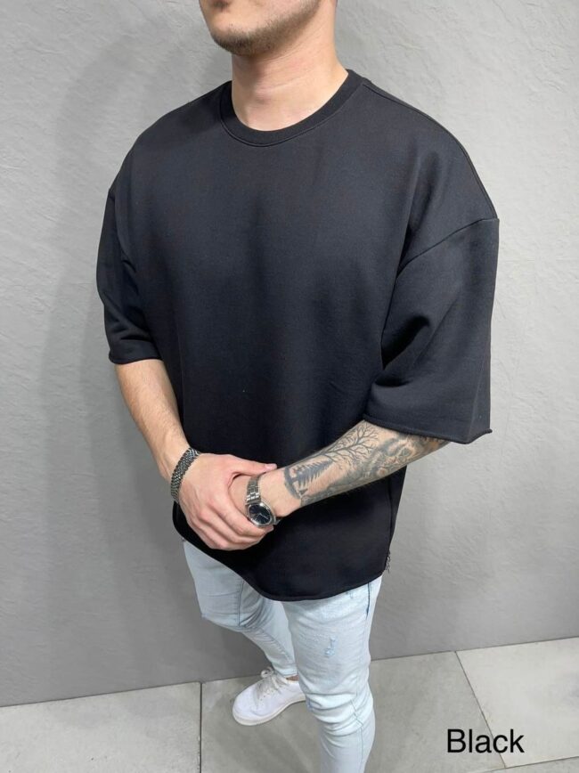 Plain Oversized T-Shirt - Image 6
