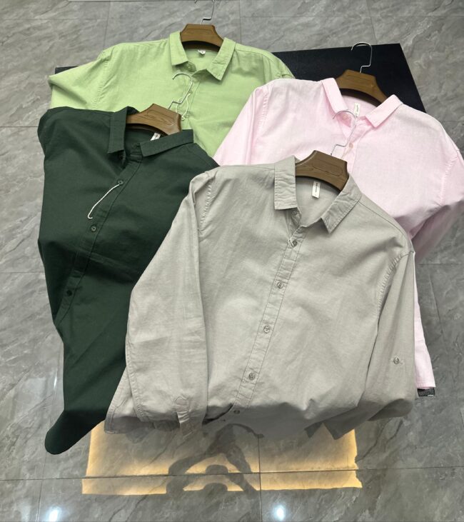 Regular Fit Linen Shirt - Image 2
