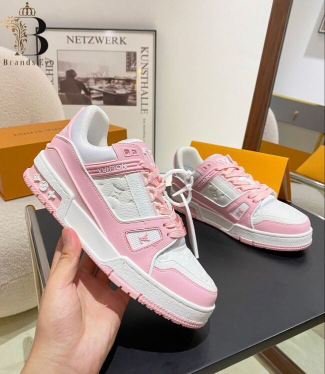 Louis Vuitton Denim Trainers - Image 6